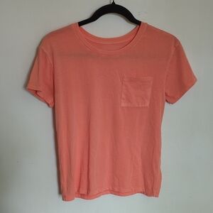 3 for $10 bundle sale! Cat & Jack Melon Orange Pocket T-Shirt Size XL 14